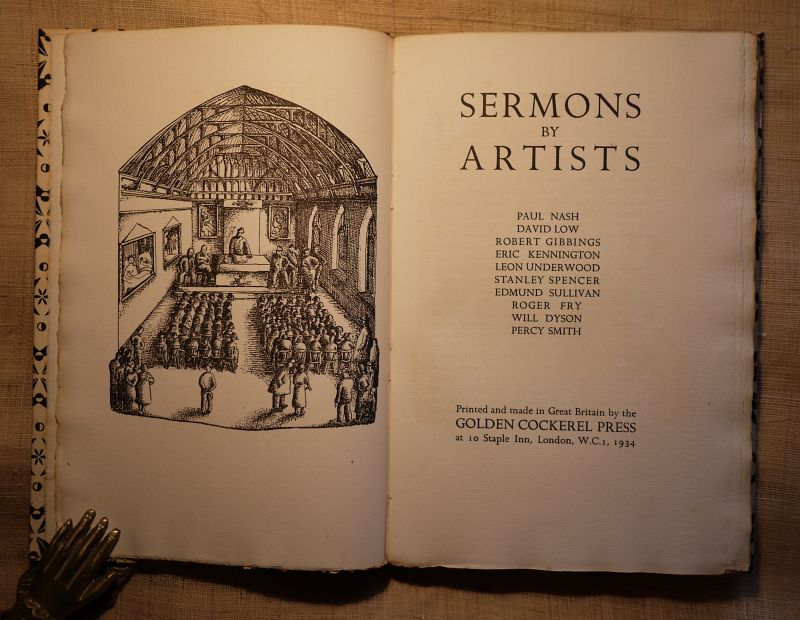 1934Sermons by Artists_タイトルページ